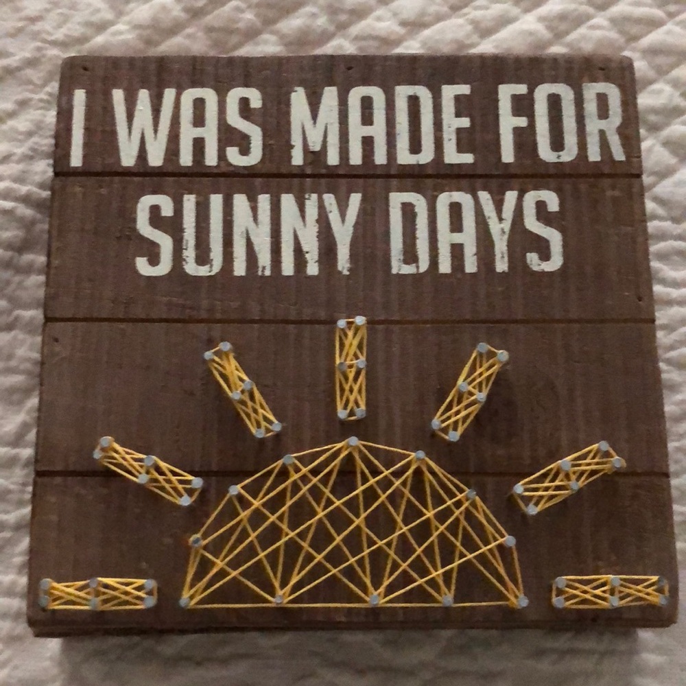 Wooden sign